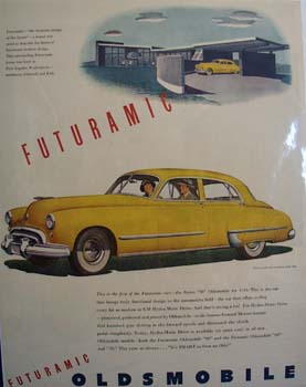 Oldsmobile Futuramic Ad 1948