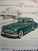 Oldsmobile Announcing The New 88 Ad 1949