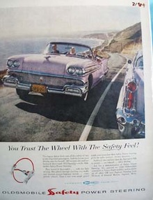 Oldsmobile Trust The Wheel Ad 1958