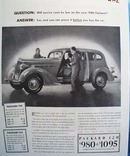 Packard Question And Answer Ad 1935