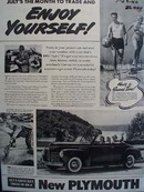 Plymouth Julys the Month To Trade Ad 1940