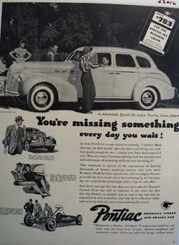 Pontiac You Are Missing Something Ad 1940