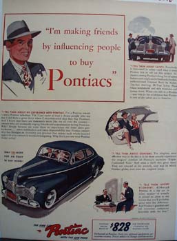 Pontiac Making Friends Ad 1941