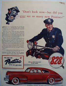 Pontiac Do Not Look Now Ad 1941
