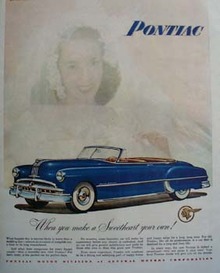 Pontiac Make A Sweetheart Your Own Ad 1949