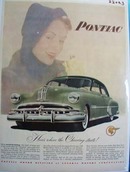 Pontiac Here Is Where Cheering Starts Ad 1949