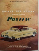 Pontiac Dollar For Dollar Ad 1950