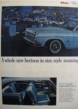 Rambler Whole New Horizon Ad 1964