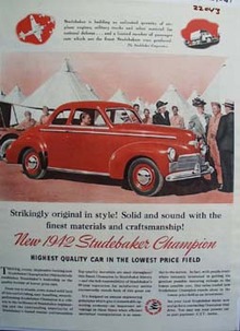 Studebaker Strikingly Original In Style Ad 1941