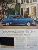 Studebaker Postwar Land Cruiser Ad 1947