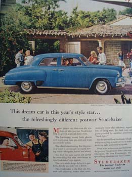 Studebaker Dream Car Ad 1947