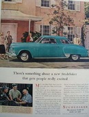 Studebaker Gets People Excited Ad 1947