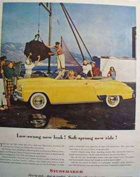 Studebaker Low Swung New Look Ad 1953