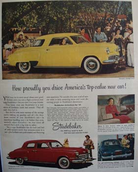 Studebaker How Proudly You Drive Ad 1949