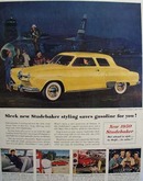 Studebaker Saves Gasoline For You Ad 1950
