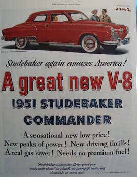 Studebaker Again Amazes America Ad 1950