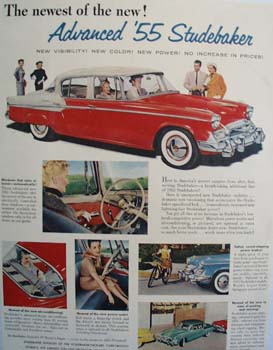 Studebaker Newest Of New Ad 1955