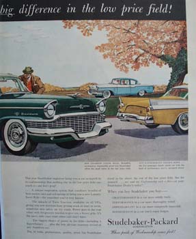 Studebaker Craftsmanship Makes Difference Ad 1956