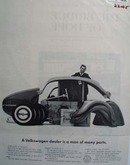 Volkswagen Dealer Man of Many Parts Ad 1962