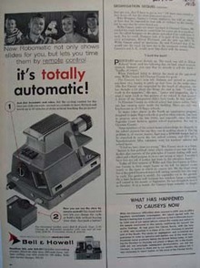 Bell And Howell Totally Automatic Ad 1956