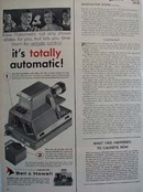 Bell And Howell Totally Automatic Ad 1956