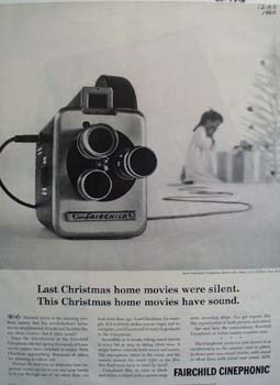 Fairchild Camera Christmas Ad 1960