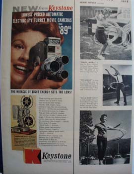 Keystone Camera Miracle of Light Ad 1958
