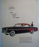 De Soto Fireflite Black With Red Two Door Ad 1955