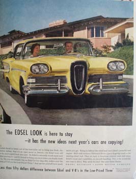 Edsel Is Here to Stay Ad 1958