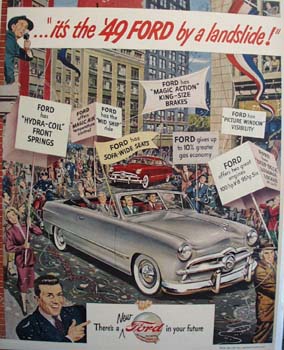 Ford By A Landslide Ad 1948