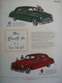 Kaiser Frazer Their Beauty Too Ad 1946