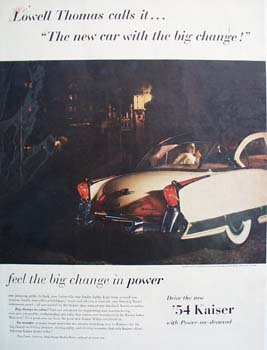 Kaiser Big Change In Beauty Ad 1954