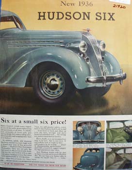 Hudson Now We Can Have A Hudson Too Ad 1935
