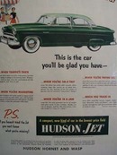 Hudson Car Glad You Have Ad 1953