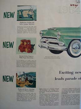 Hudson Hornet Hollywood Hardtop Ad 1953