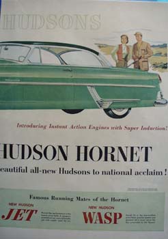 Hudson Hornet Hollywood Hardtop Ad 1953