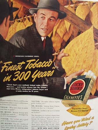 Lucky Strike And Larry Moore Ad 1969