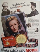 Model Tobacco Why Fool Around Ad 1943