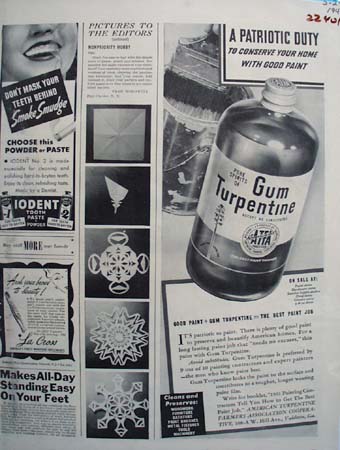 Gum Turpentine A Patriotic Duty Ad 1943