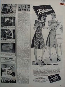 Happy Home Frocks That Is That Ad 1942