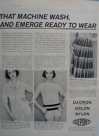 DuPont Fibers Pioneer New Fashion Ad 1958
