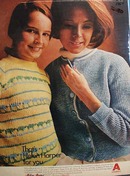 Helen Harper Sweaters by Chemstrand Ad 1954