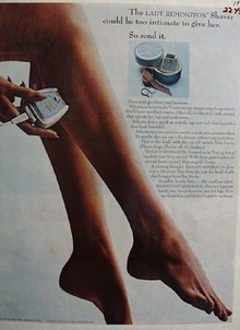 Remington Shaver Too Intimate To Give Her Ad 1964