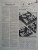 Coty Greatest Name In Gifts Ad 1930