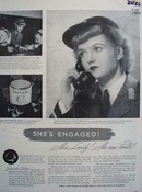 Ponds And Lieutenant Jacqueline Proctor Ad 1943