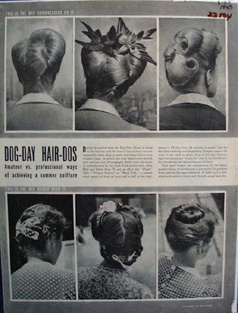 Dog Day Hair Dos Ad 1943