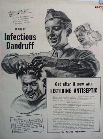 Listerine Antiseptic Dear Mom Ad 1943