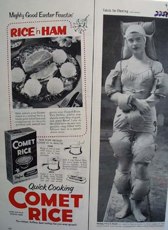Comet Rice Easter Ad 1954