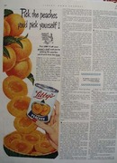 Libbys Pick The Peaches Ad 1952