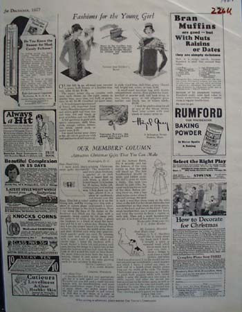 Rumford Baking Powder Bran Muffins Ad 1927